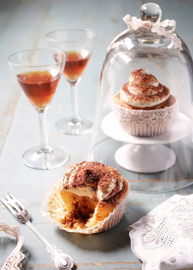 Tiramisu cupcakes
