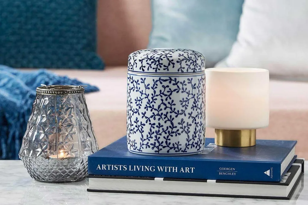 Blue ginger jar,