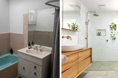 Before and after: a stunning bathroom renovation