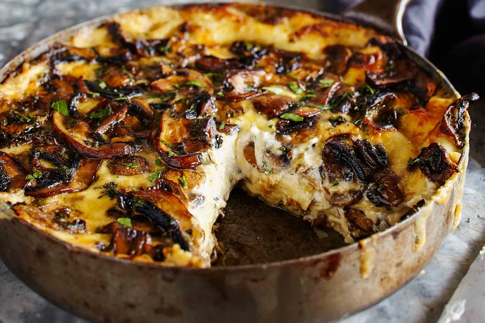 Mushroom lasagne Recipe | Home Beautiful