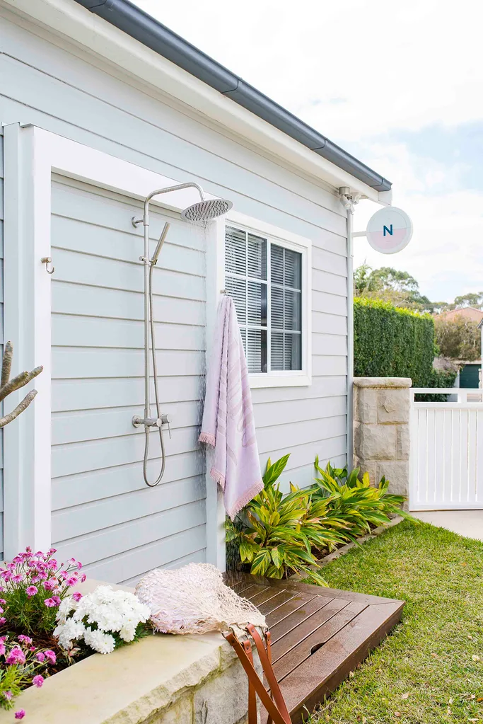 outdoor shower