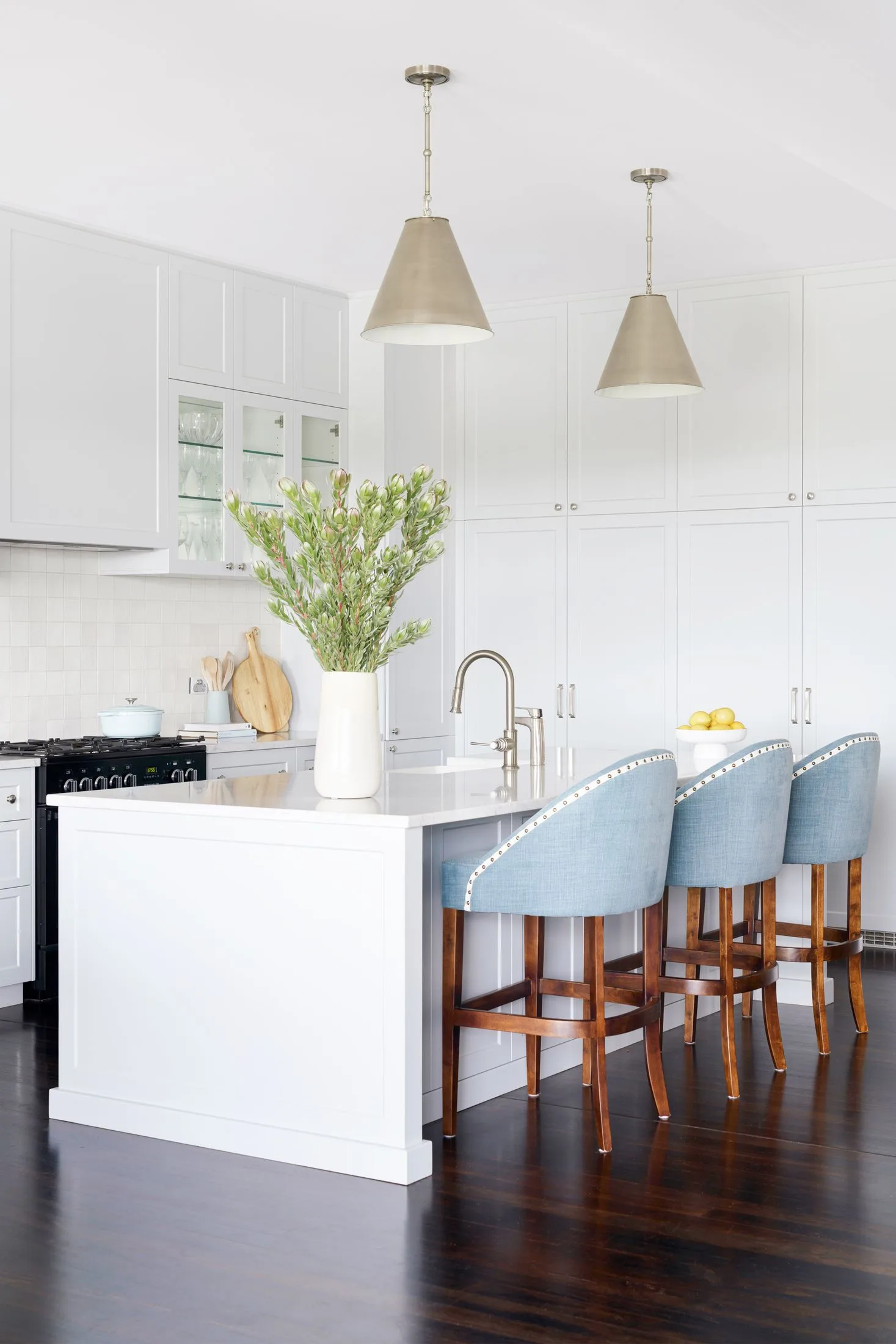 renovated workers cottage kitchen