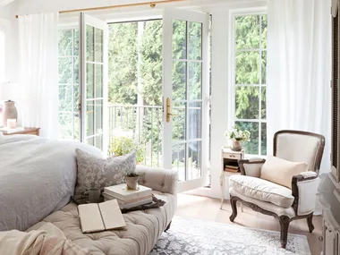 main-bedroom-french-doors-timber-vaulted-ceiling