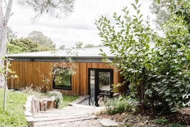 A sustainable family home nestled in the bushland of outer Melbourne