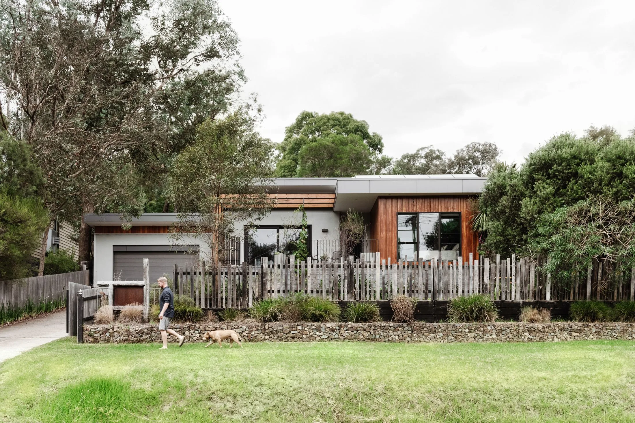 Melbourne bushland sustainable timber home
