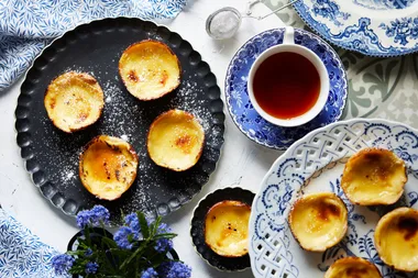 Traditional Portuguese tarts