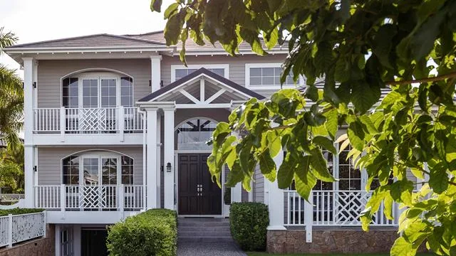 Modern Hamptons home exterior