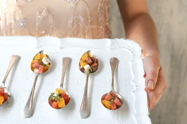 Watermelon & feta salad