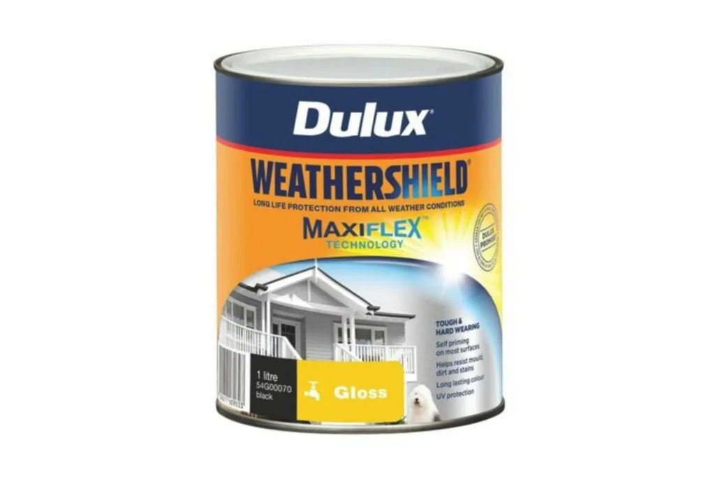 Dulux black exterior paint