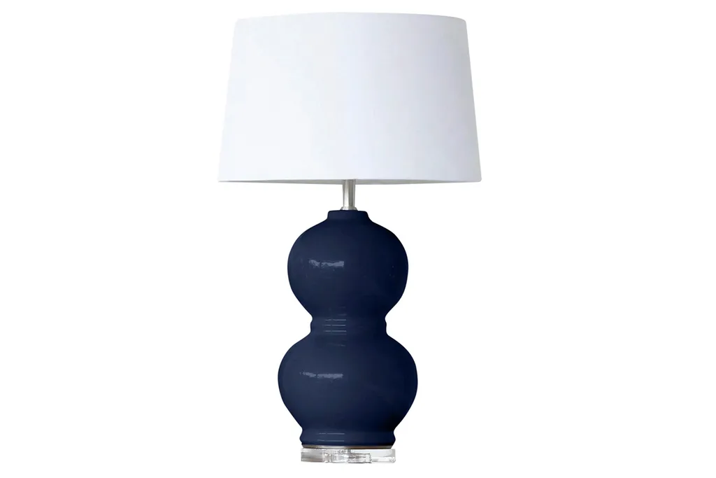 ‘Coast’ lamp in Navy, $365, Lavender Hill