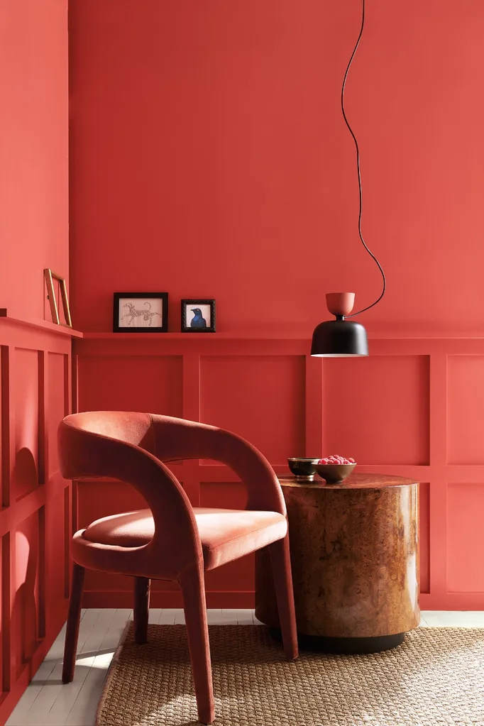 Raspberry blush Benjamin Moore colour of the year 2023