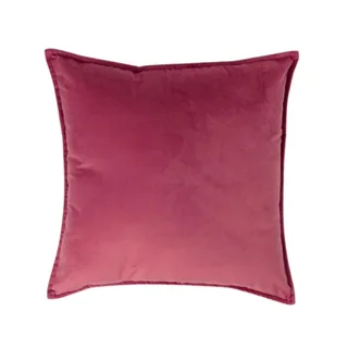 Heritage Vivienne velvet cushion in Berry