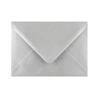 C5 Metallic Silver Envelopes