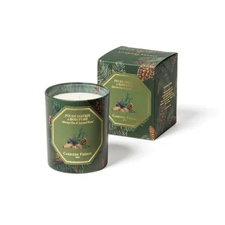 Carrière Frères Siberian pin & smotked wood candle