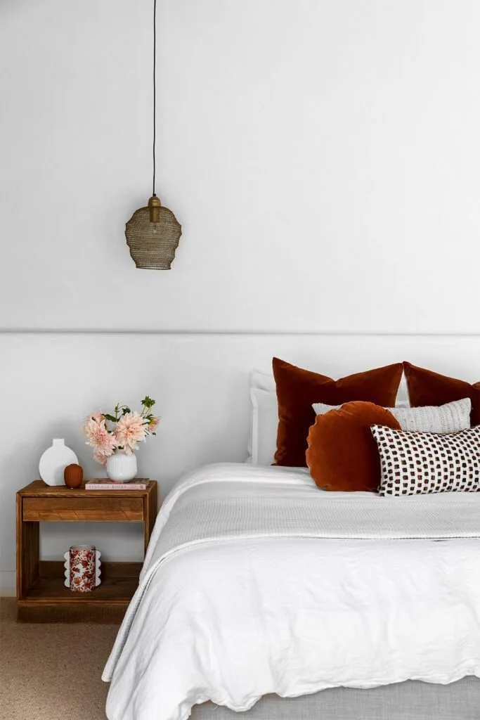 Mornington Peninsula farmhouse bedroom