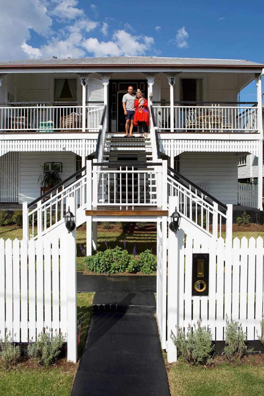 Home exterior of the Queenslander