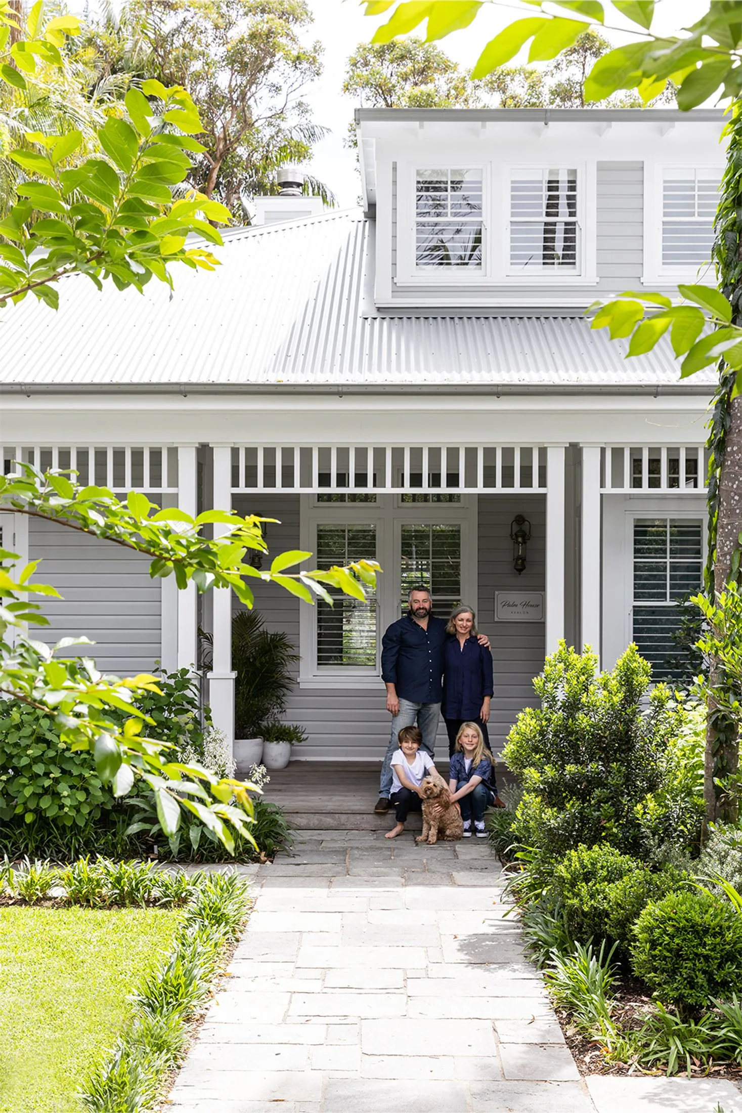 Hamptons weatherboard coastal cottage