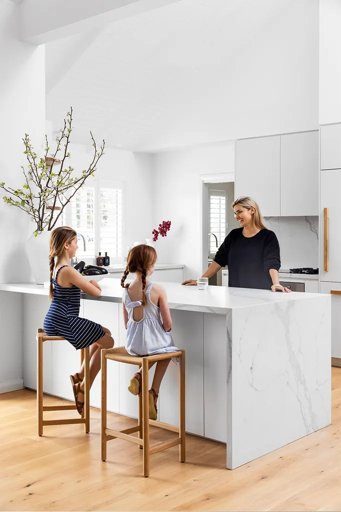 contemporary coast white kitchen island