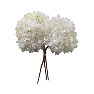 White Faux Hydrangea Bouquets