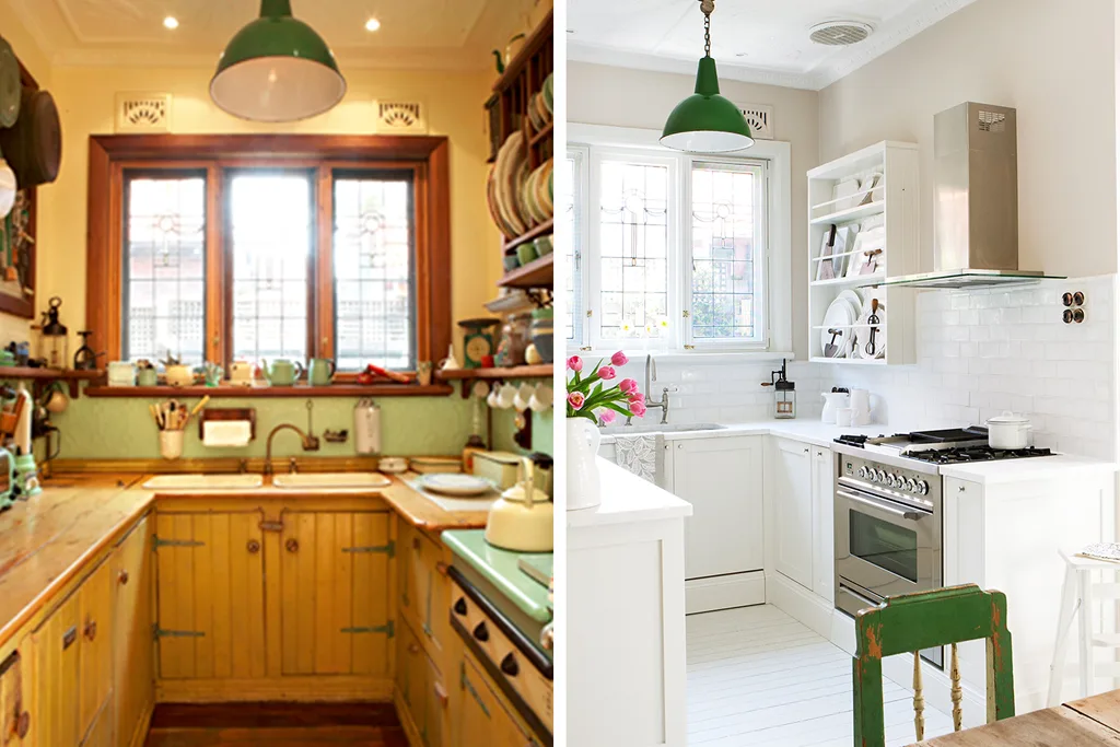 hamptons cottage kitchen renovation