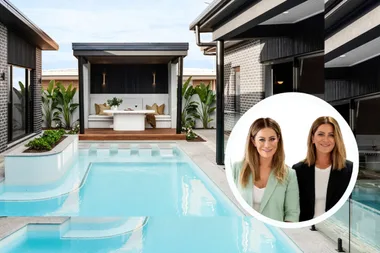 Alisa and Lysandra have designed the pool cabana of your dreams