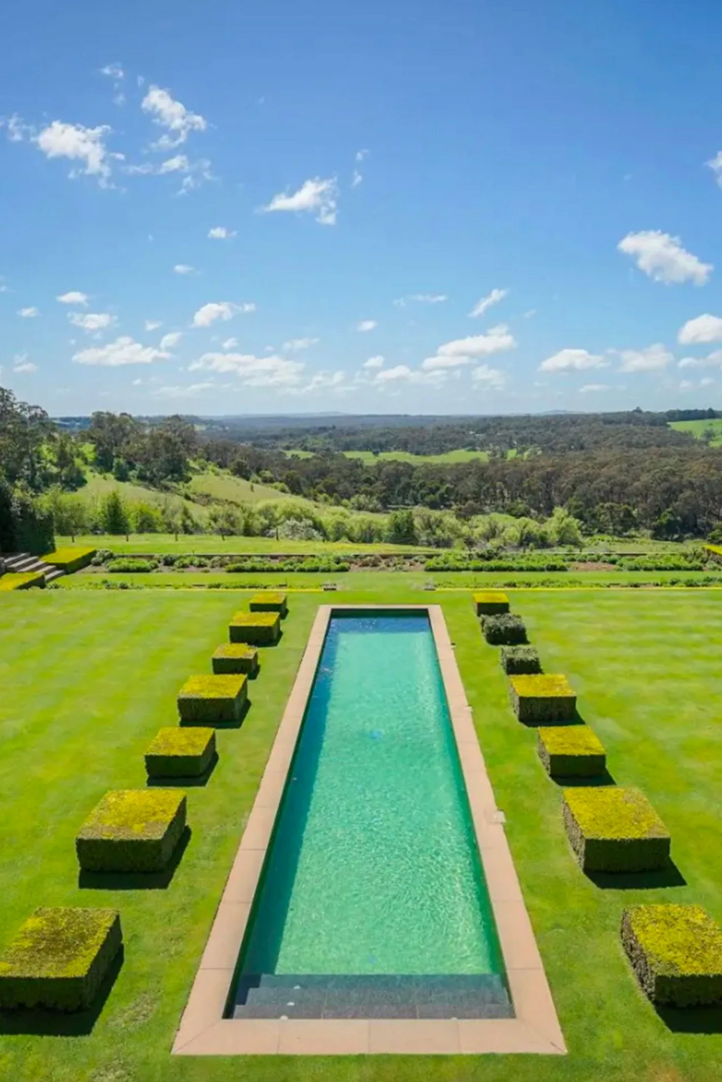 The pool at Paul Bangay's Stonefields