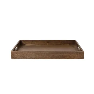 Heritage walnut look serving tray, Myer