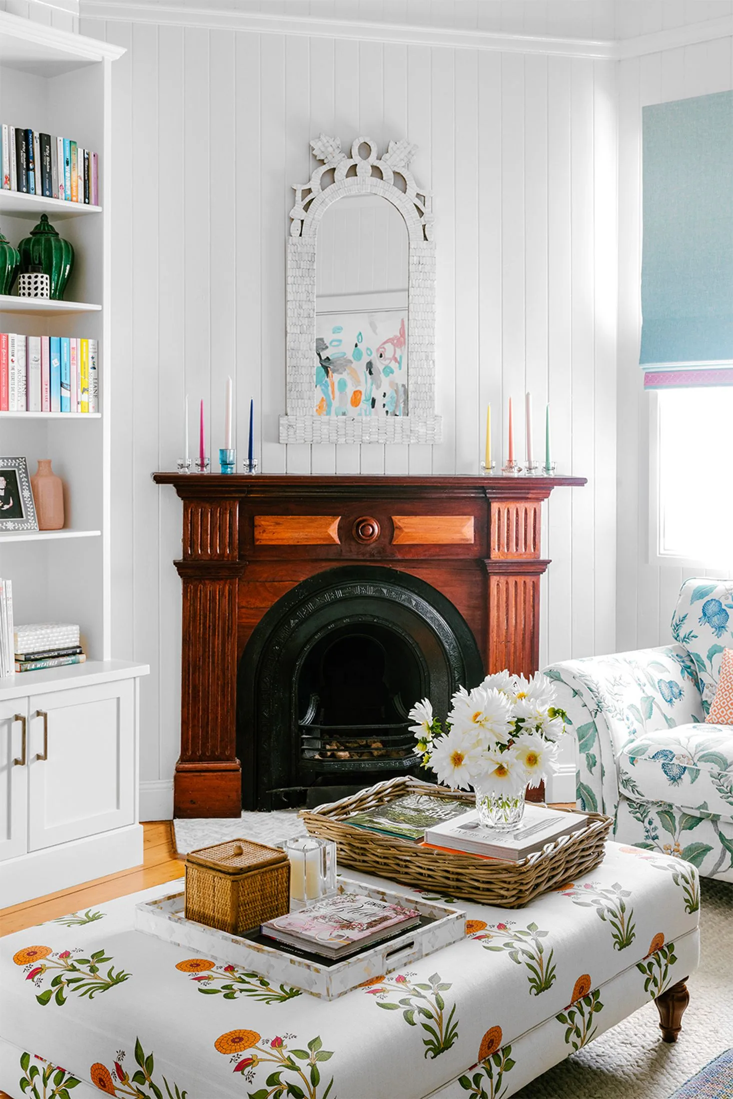 Toowoomba-colourful-home-fireplace