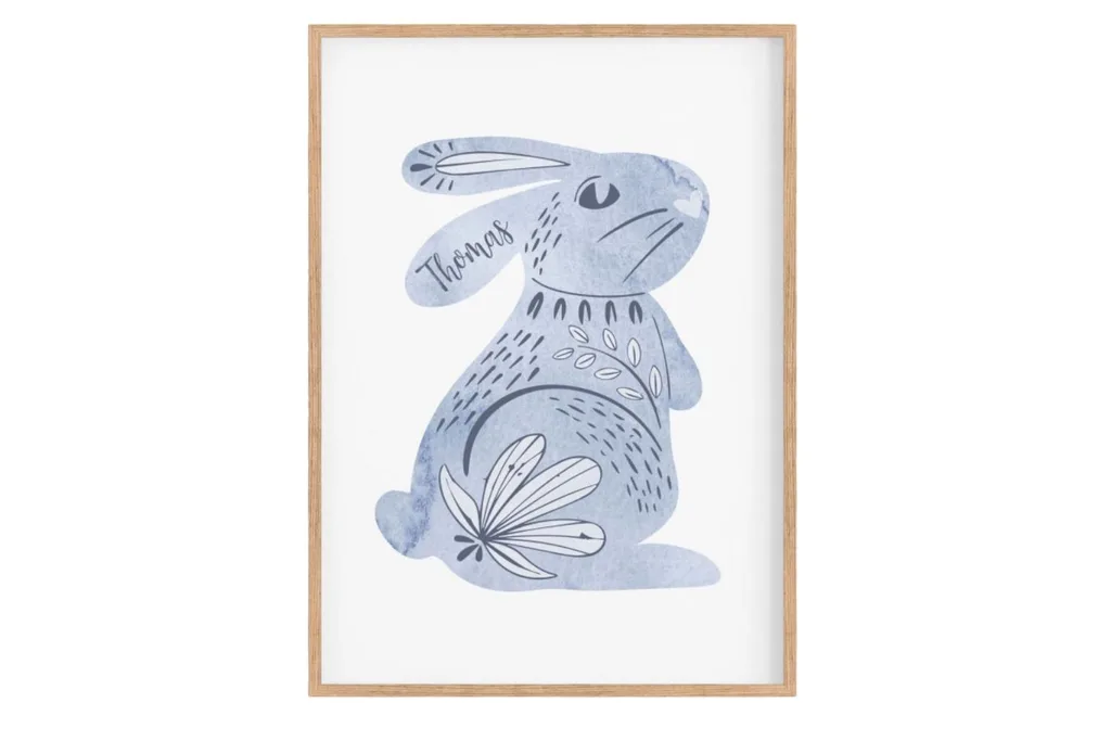 blue-bunny-print