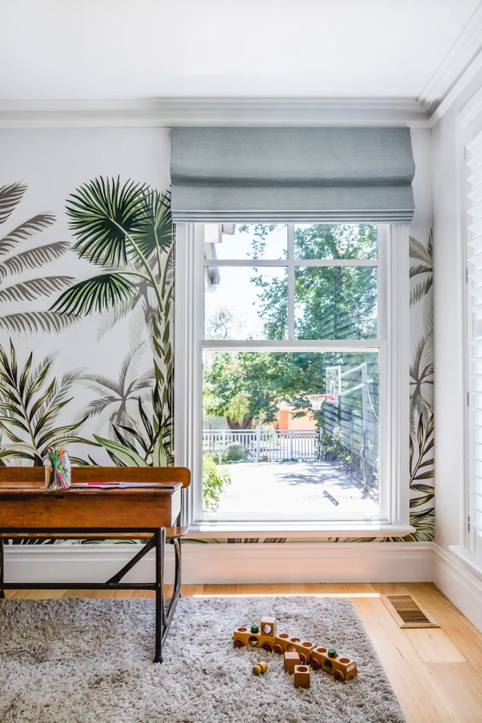 Rumpus room with plush rug