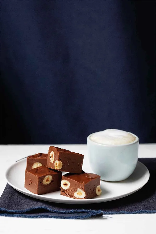Chocolate and hazelnut fudge