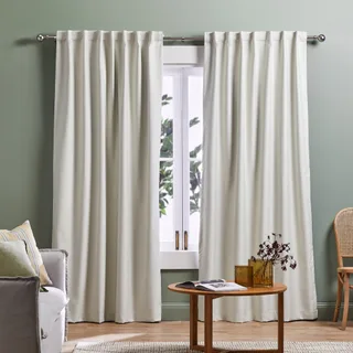 Cream Lexington Concealed Tab Top Blockout Curtains