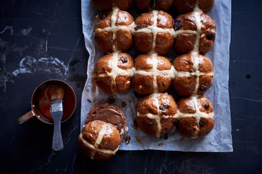 How to make the perfect chocolate hot cross buns from scratch