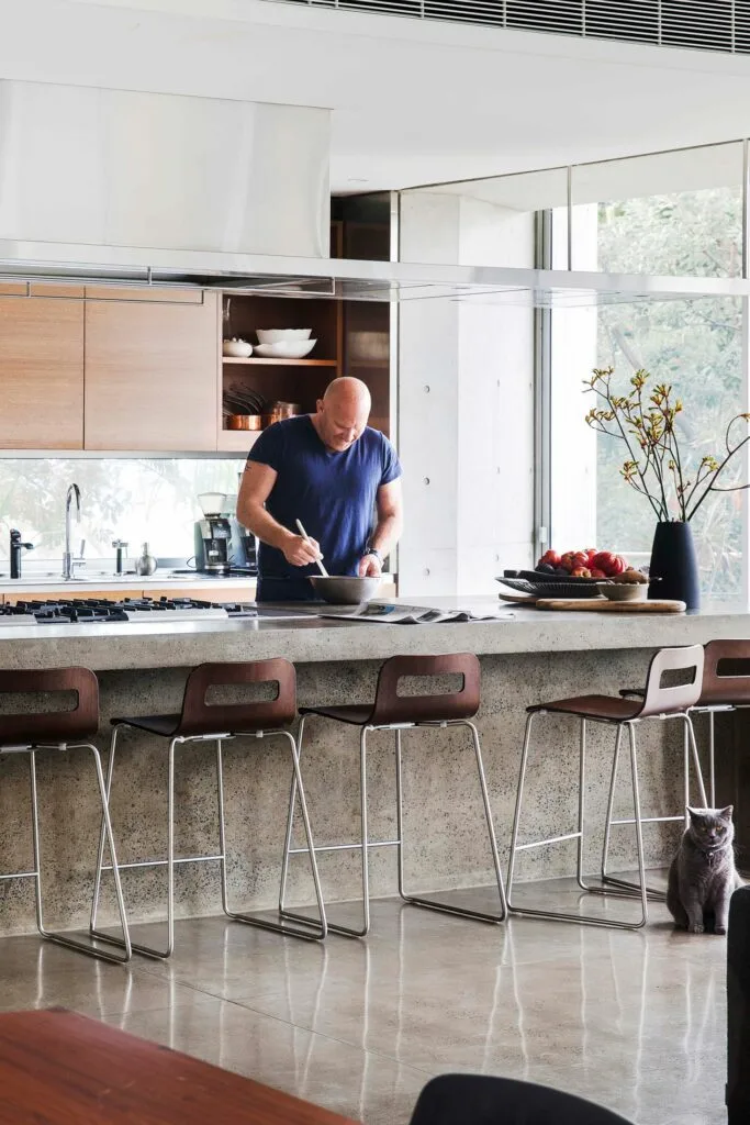 Matt Moran in his kitchen