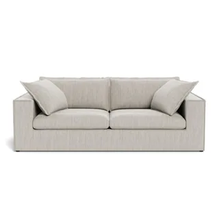 Freedom Salsie French Seam Fabric Sofa in Skyland Chalk