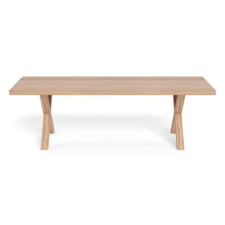 Freedom Camden Dining Table in Wormy Chestnut Natural 250 x 105cm