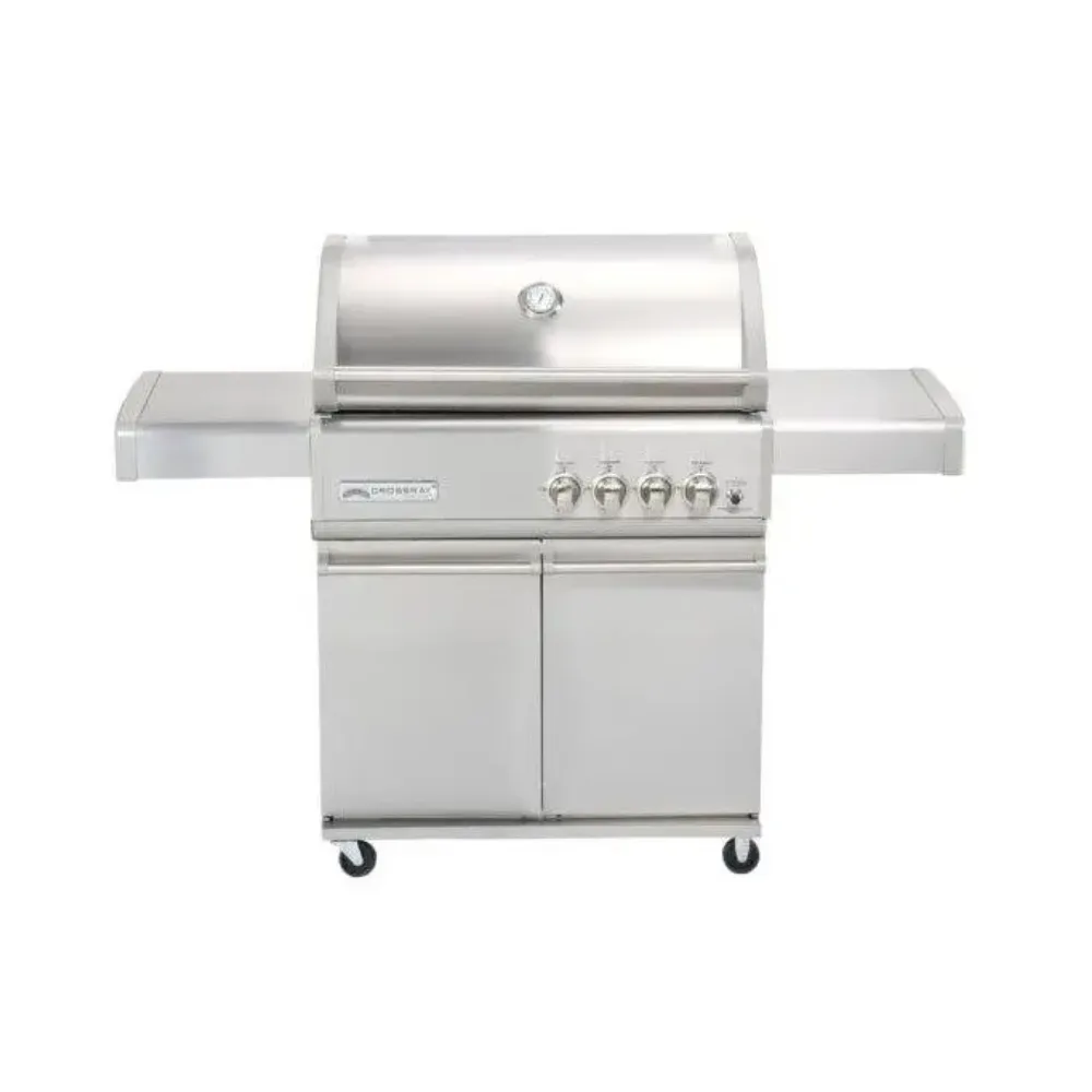 Crossray 4 Burner Gas 169cm Stainless Steel BBQ/Barbeque Outdoor Grill w/Trolley