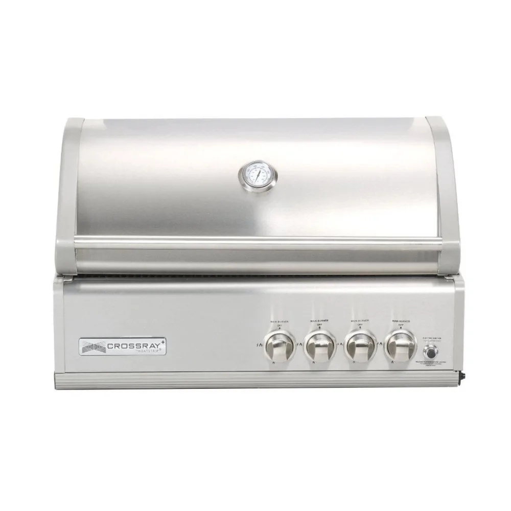 Crossray 4-burner Inbuilt Gas BBQ