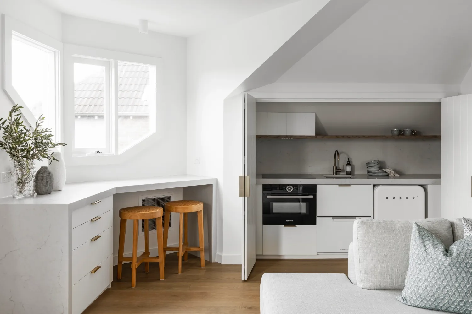 Self-contained apartment