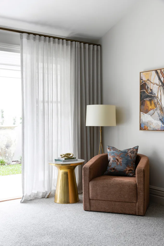 sitting area in main bedroom