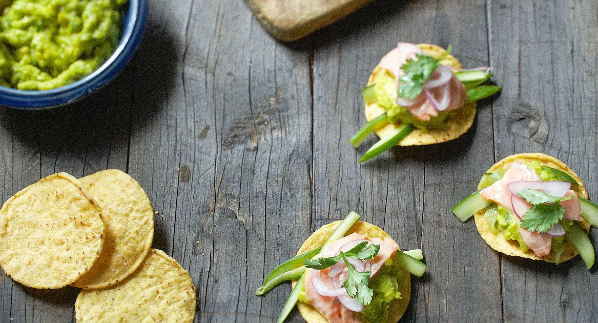 Salmon ceviche with guacamole Recipe | Home Beautiful