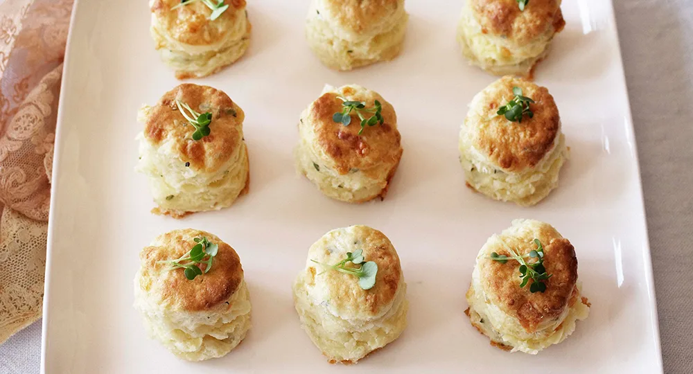 Cheddar Cheese Scones with Thyme and Sea Salt | Home Beautiful