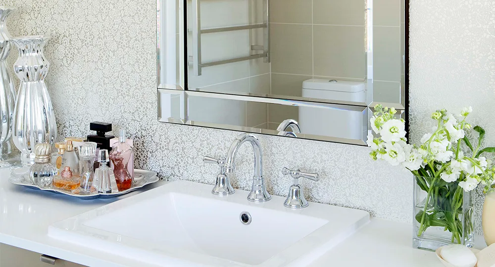 Bathroom inspiration: Glittering prize
