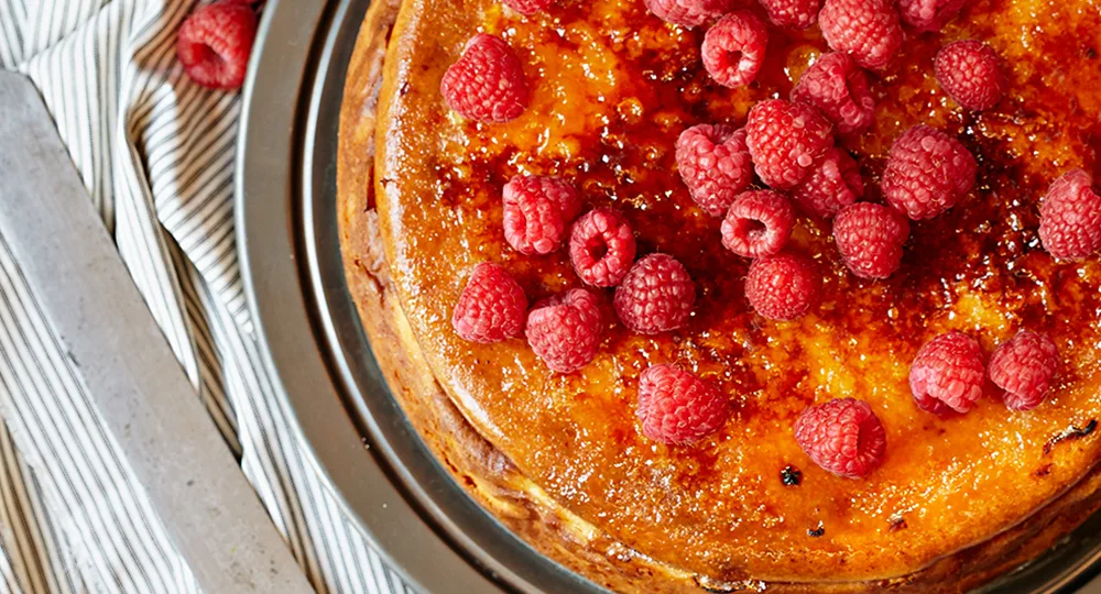 New York brûlée cheesecake - Home Beautiful