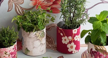 DIY: Turn tin cans into a fragrant display