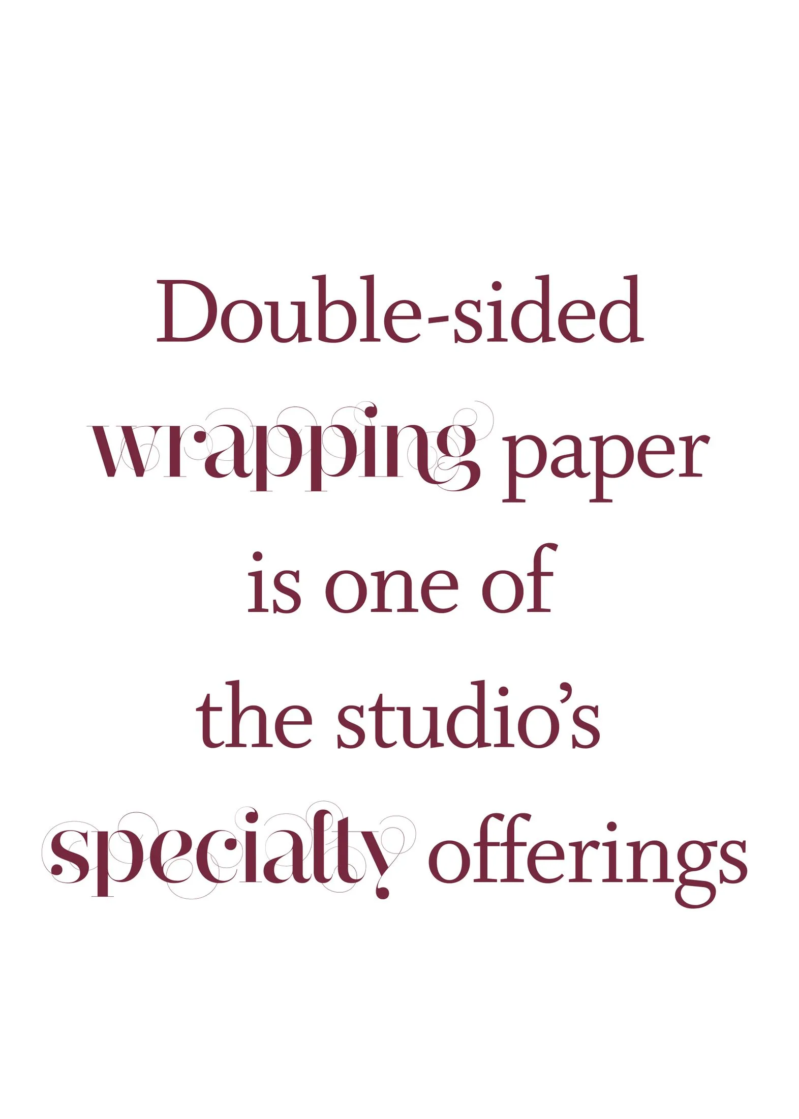Christmas gift wrap