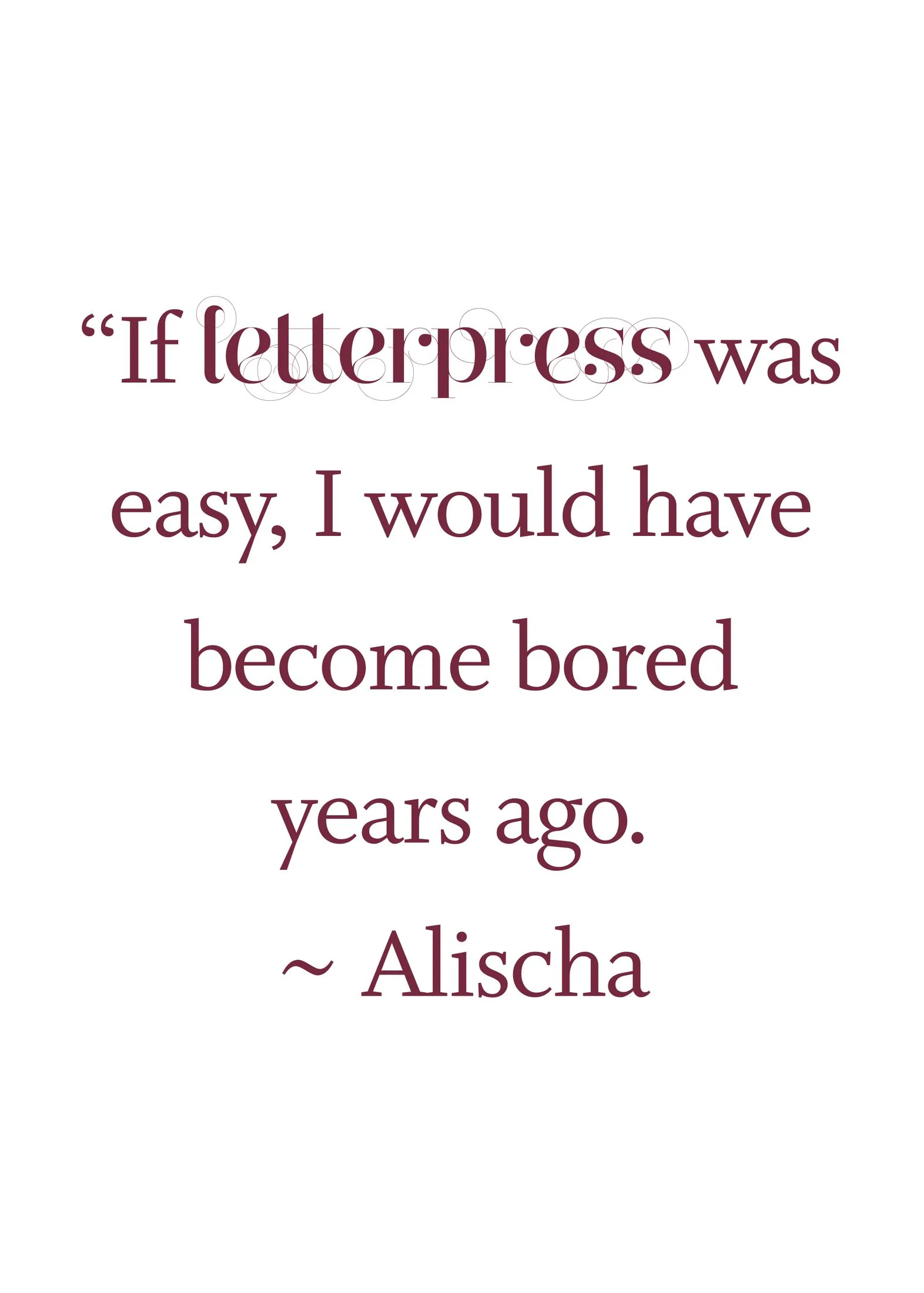 letterpress printing