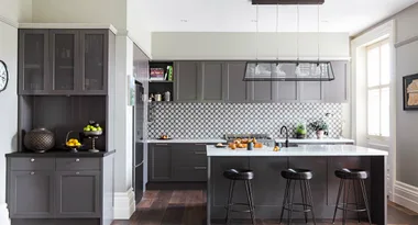 Gorgeous in grey: Redesigning a family kitchen