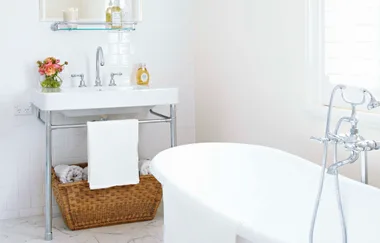 A stunning French-inspired bathroom
