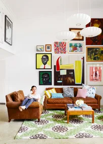 Poh Ling Yeow in her colourful home
